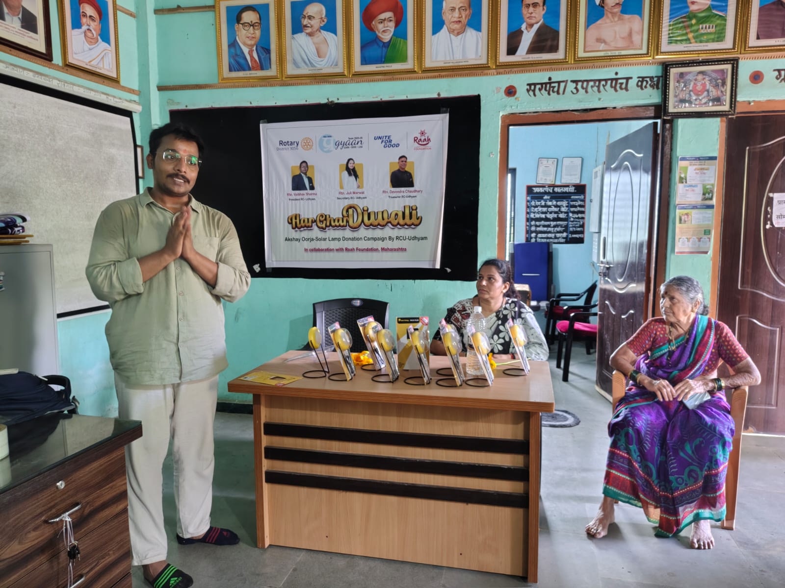 Solar lighting verification and test run